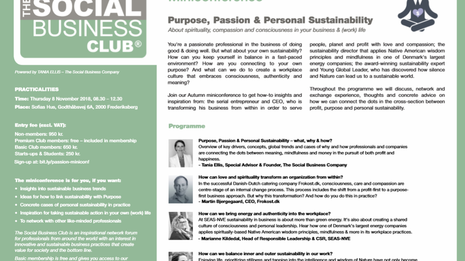 Miniconference Programme