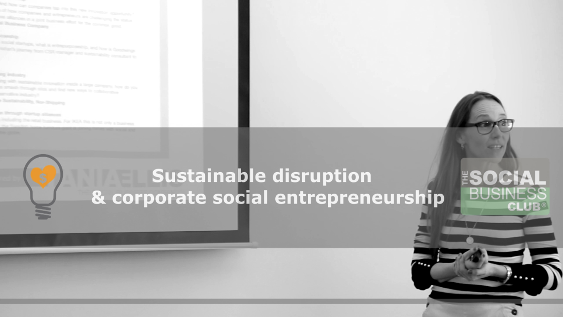 Video presentation by Tania Ellis (The Social Business Company)