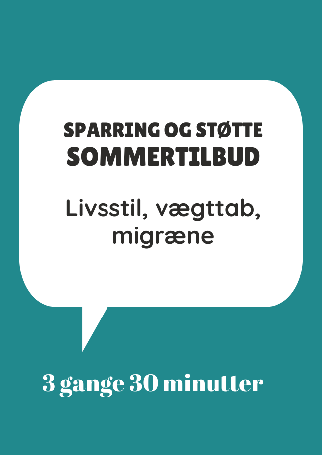 Sommertilbud: 3 gange 30 minuttter