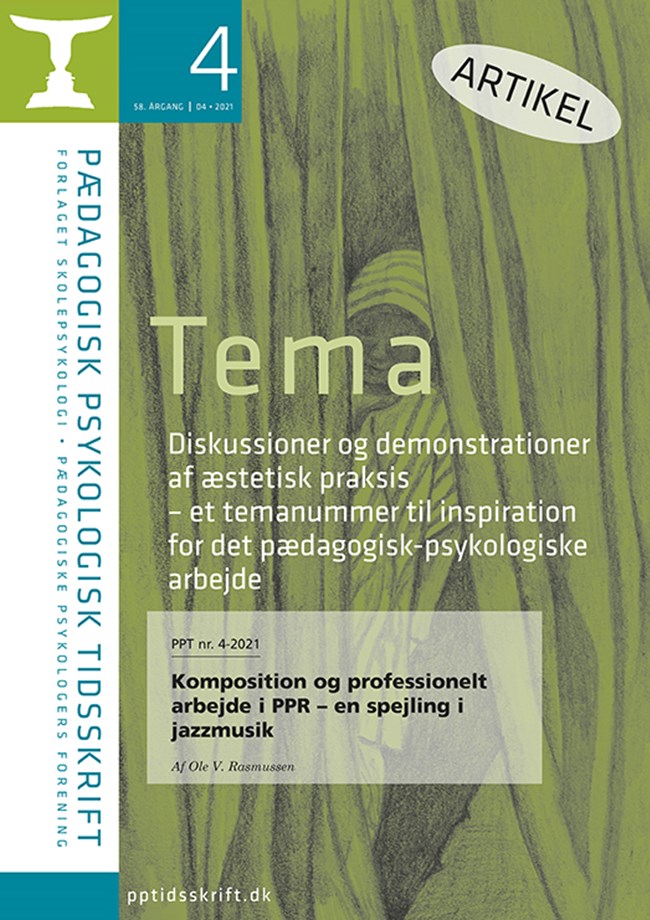 PPT nr. 4-2021: Ole V. Rasmussen:  Komposition og professionelt arbejde i PPR – en spejling i jazzmusik 