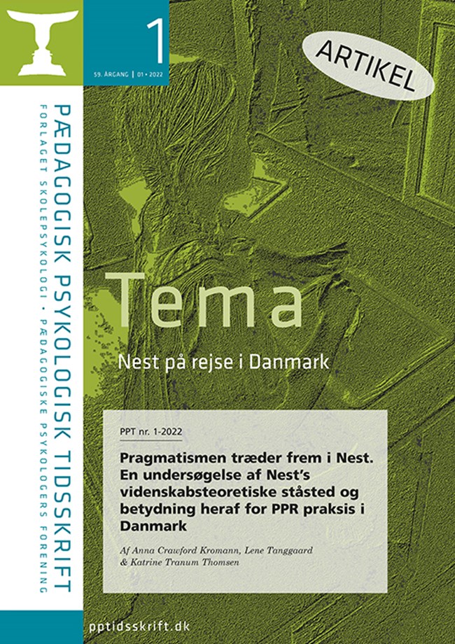 PPT nr. 1 - 2022: Anna Crawford Kromann, Lene Tanggaard & Katrine Tranum Thomsen: Pragmatismen træder frem i Nest