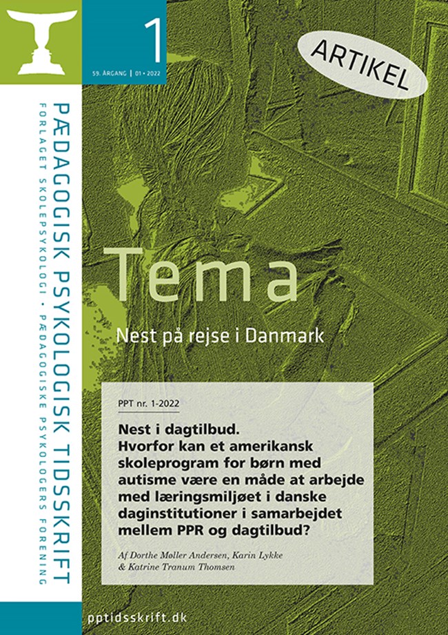 PPT nr. 1-2022: Dorthe Møller Andersen, Karin Lykke & Katrine Tranum Thomsen: Nest i dagtilbud.